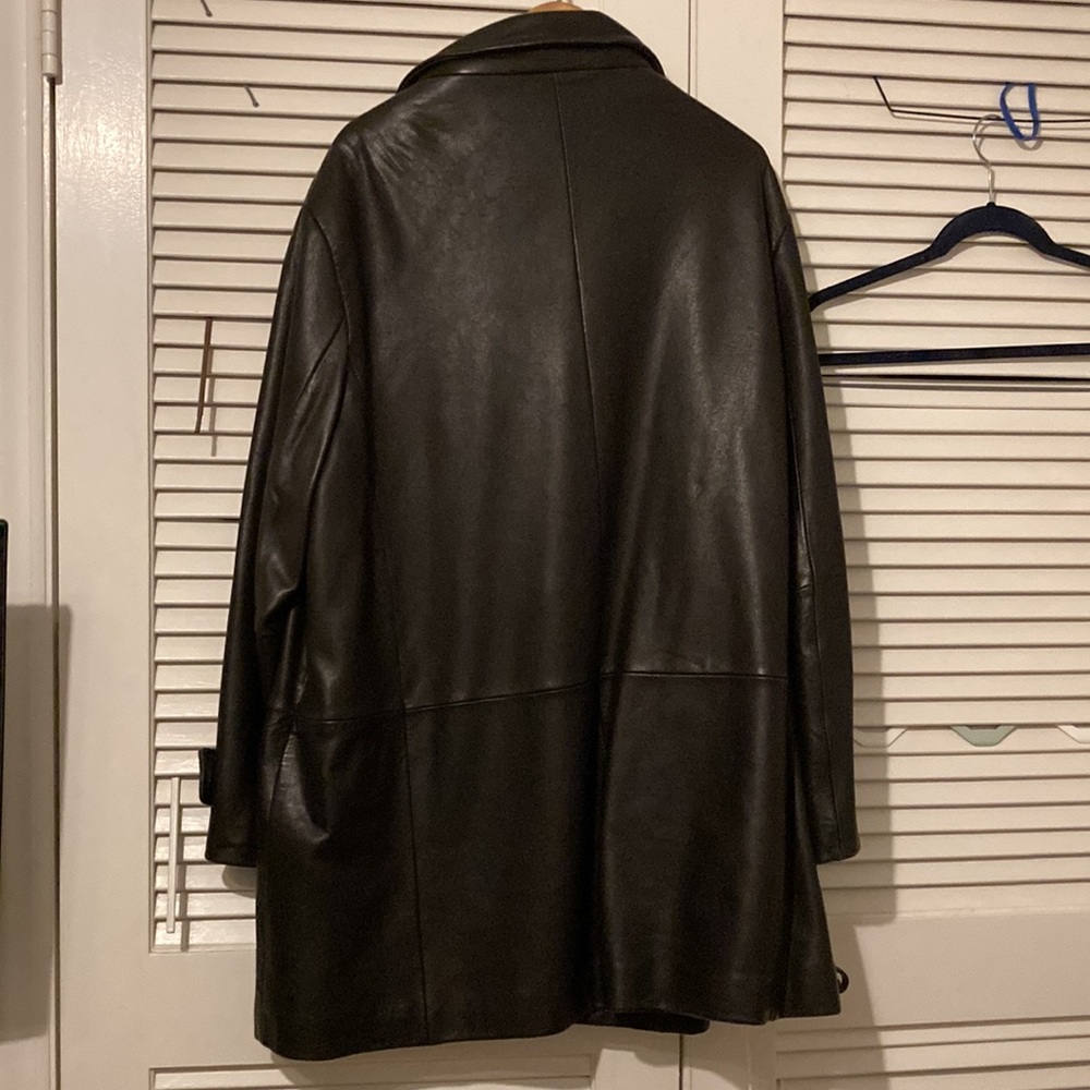 Tibia Leather Coat - Picture 4 of 4